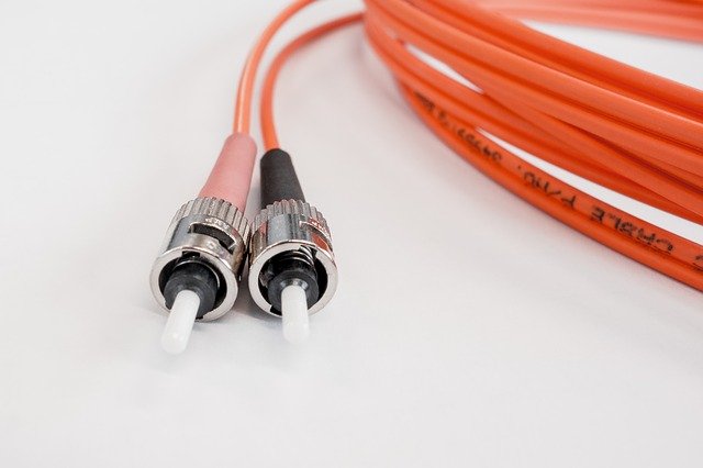 orange fibre cable