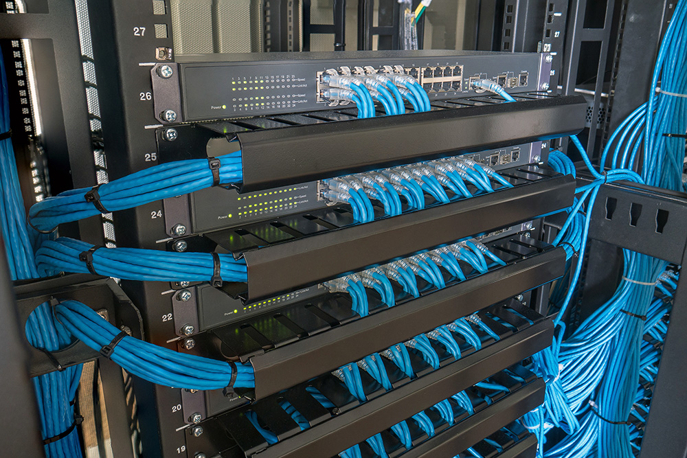 Network cabinet infrastructure